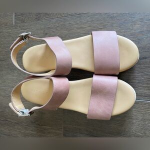 NISOLO Wooden Sandal 6M in Desert Rose